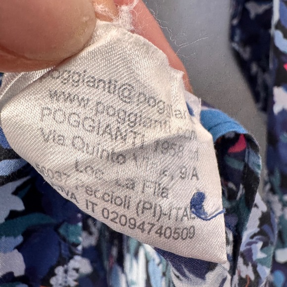 Poggianti 1958 Floral Print Button Down Long Sleeve Casual Shirt XLarge‎ - Picture 6 of 6